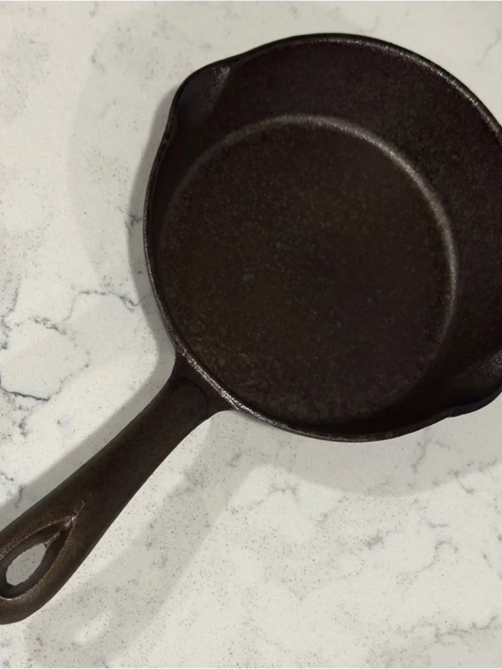 Cast Iron Skillet Pan 6” With Pour Spouts